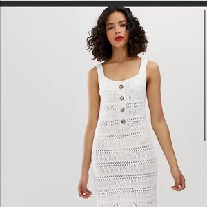 ISO Asos Warehouse Crochet Midi Dress